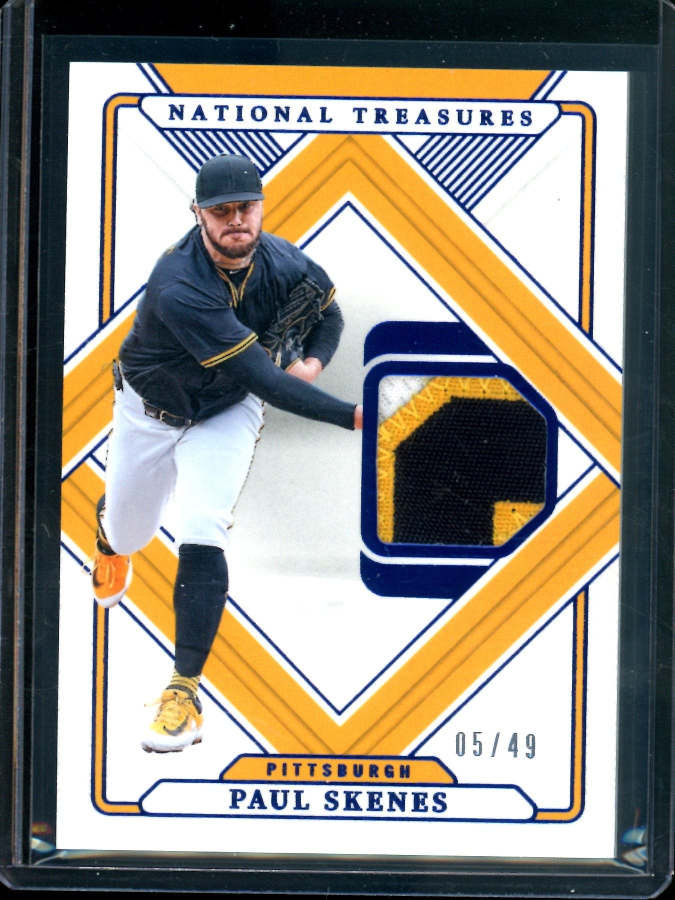 2025 Panini National Treasures Paul Skenes Treasured Threads /49 Pirates