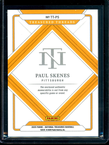 2025 Panini National Treasures Paul Skenes Treasured Threads /49 Pirates