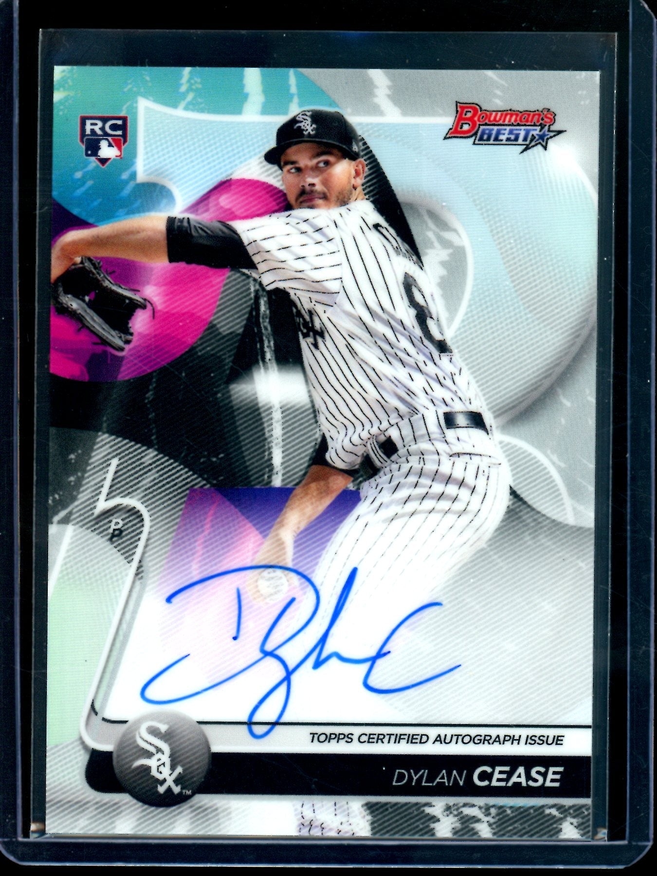 2020 Bowmans Best Dylan Cease Refractor Rookie Autograph White Sox