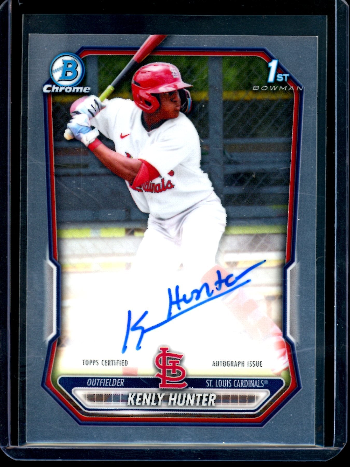 2026 Bowman Chrome Kenly Hunter 1st Autograph Cardinals