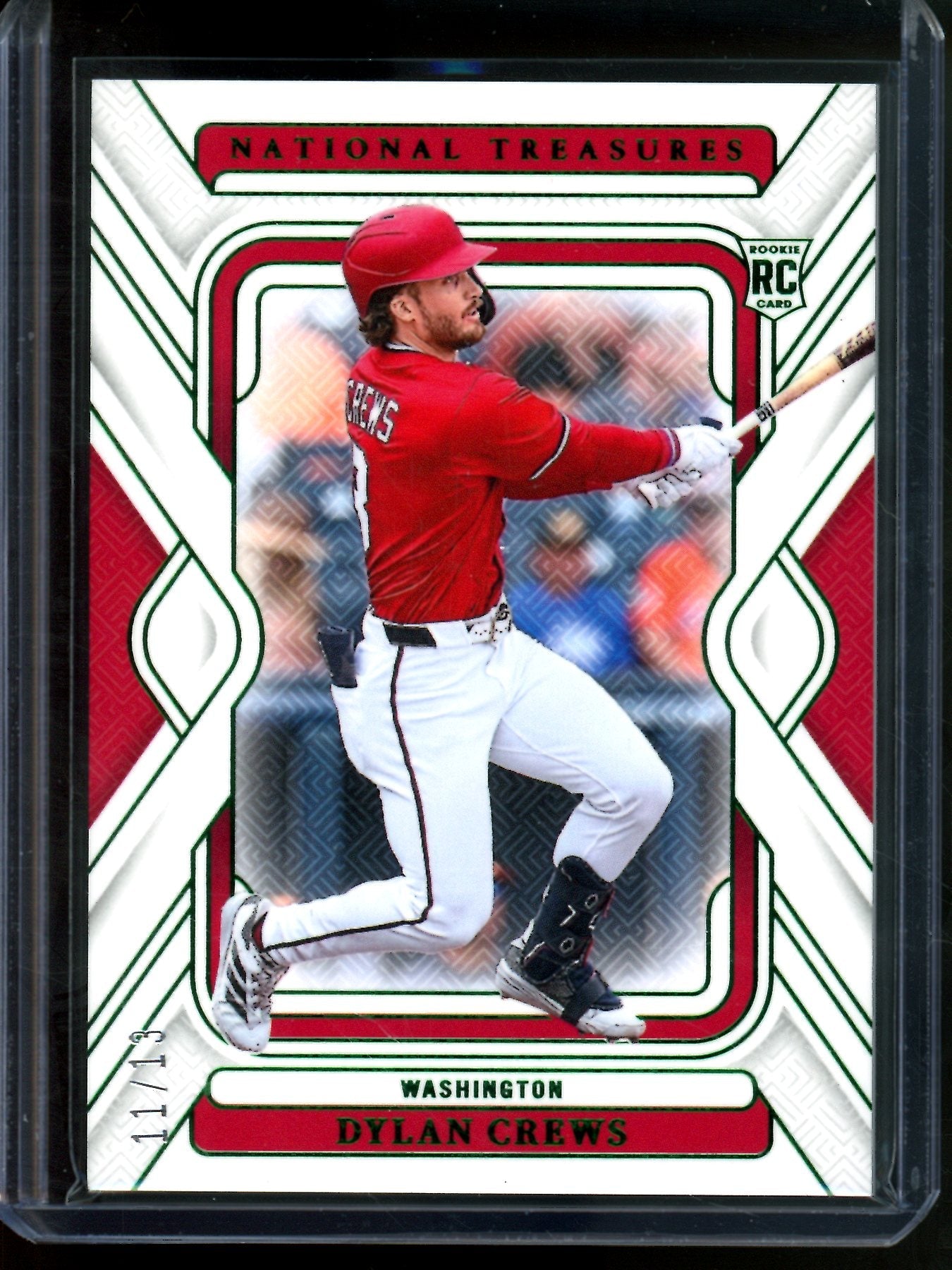 2025 Panini National Treasures Dylan Crews Rookie /13 Nationals