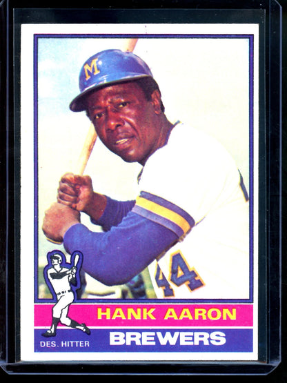 1976 Topps Hank Aaron #550 Braves
