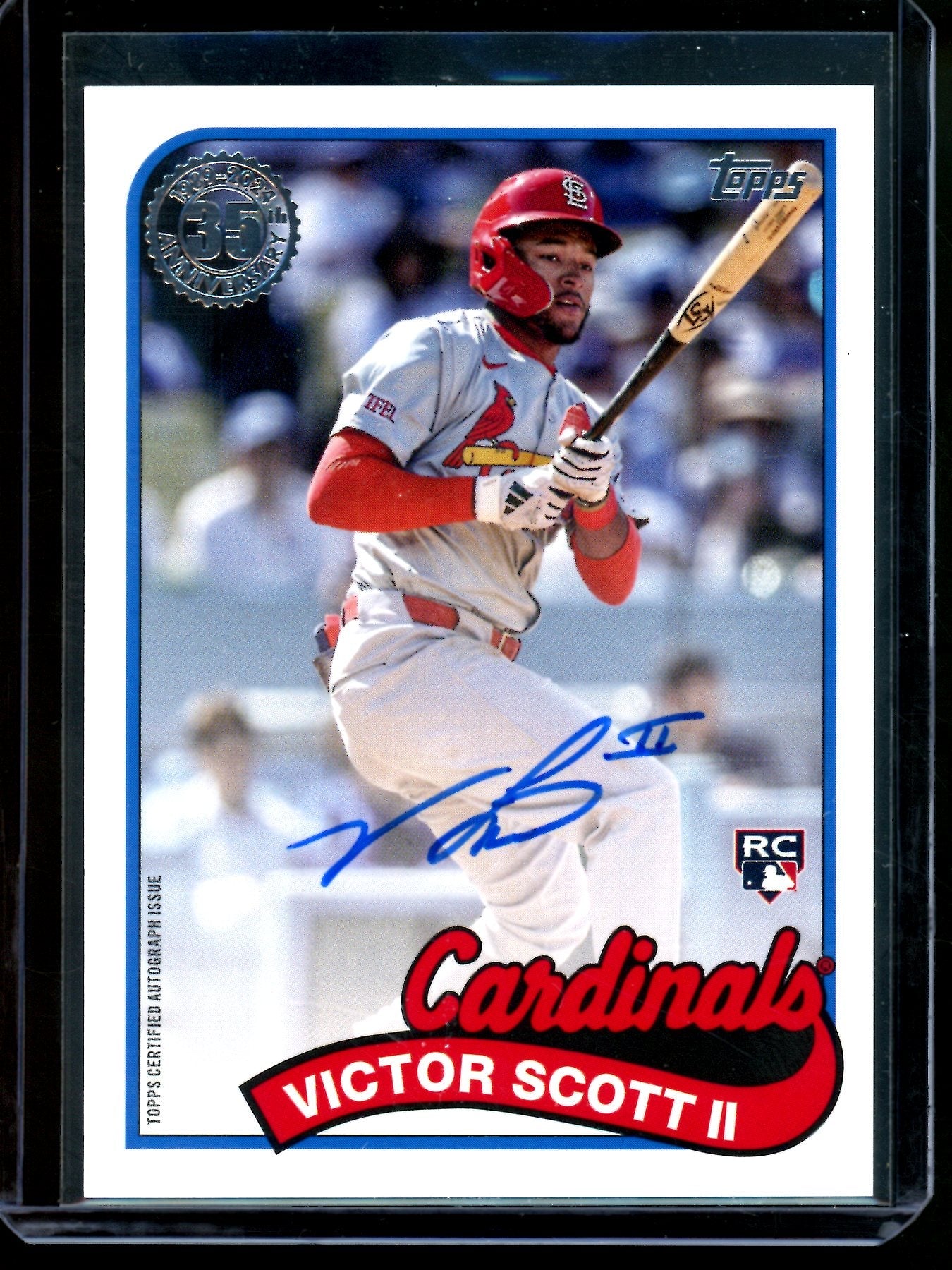 2024 Topps Series One Victor Scott II Rookie Autograph Cardinals