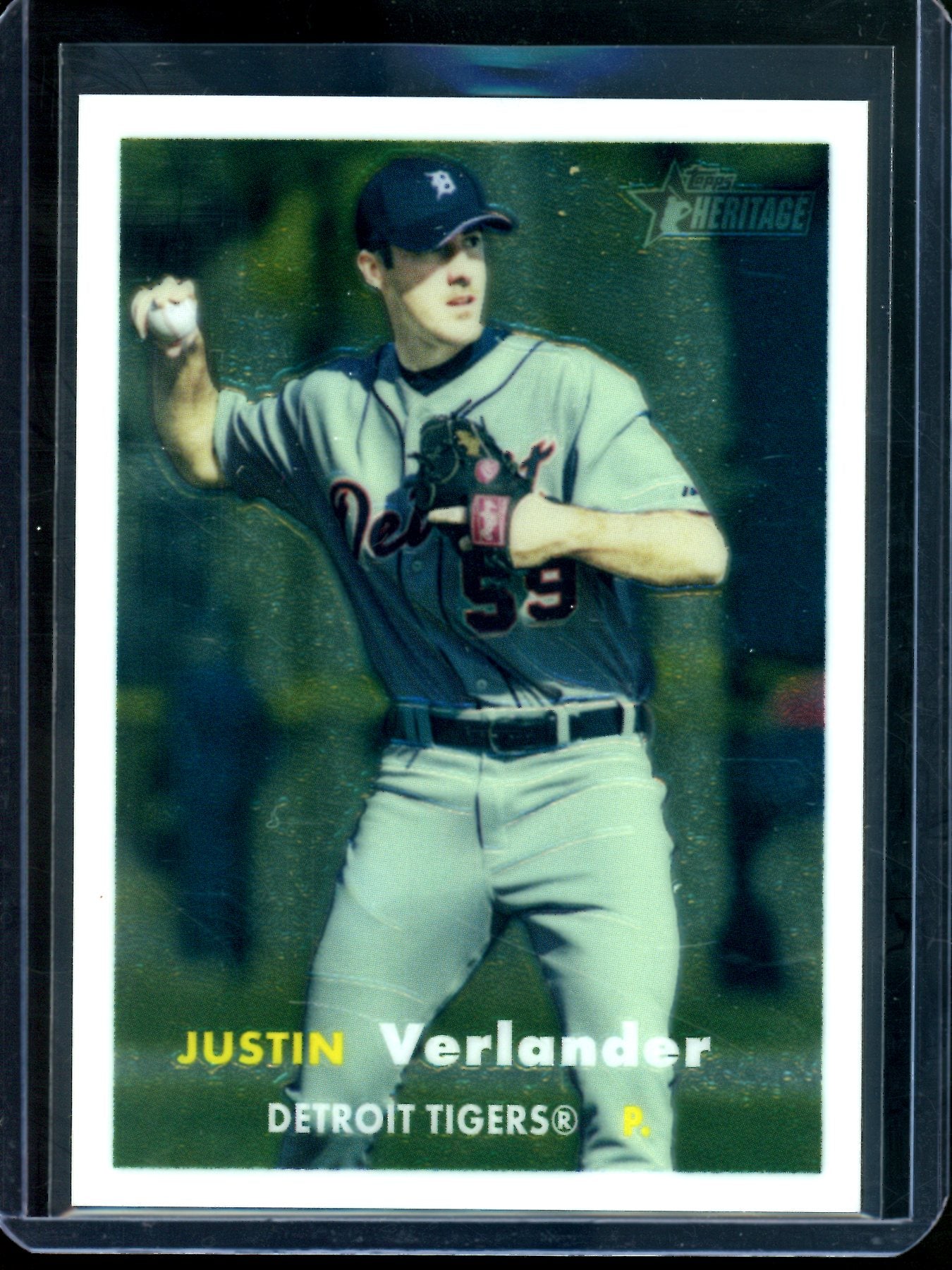 2006 Topps Heritage Justin Verlander /1957 Tigers