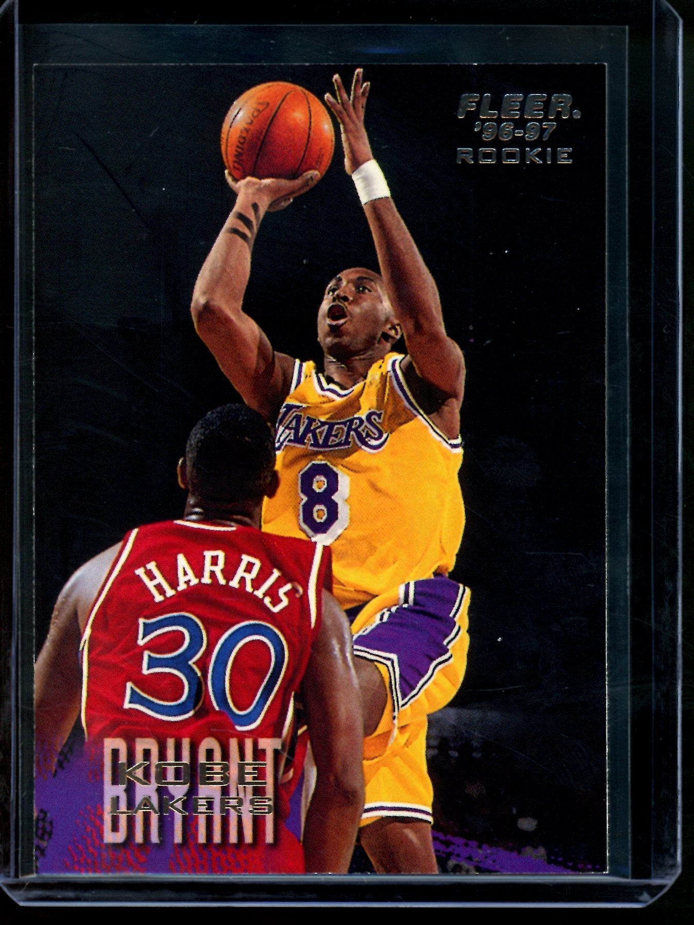 1997 Fleer Kobe Bryant Rookie Card #203 Lakers
