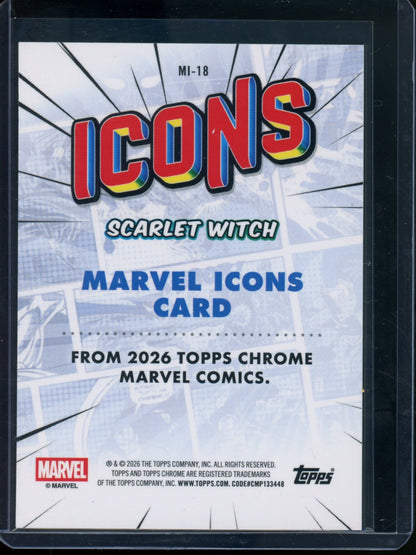 2026 Topps Chrome Scarlet Witch Icons Gold /50 - Trading Card Market