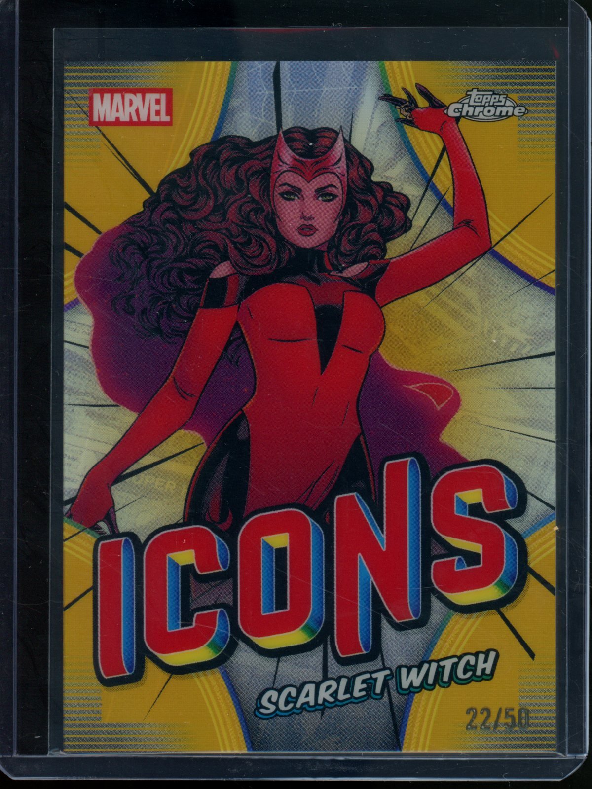 2026 Topps Chrome Scarlet Witch Icons Gold /50 - Trading Card Market