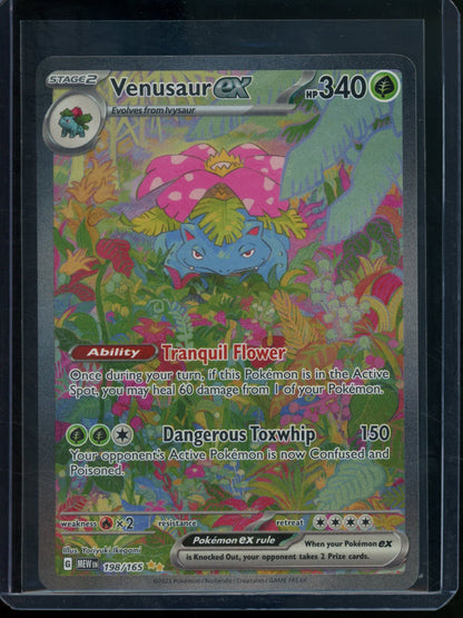 2023 Pokemon 151 Venusaur EX 198/165