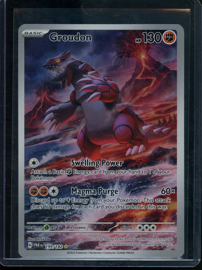 2023 Pokemon Paradox Rift Groudon 199/182