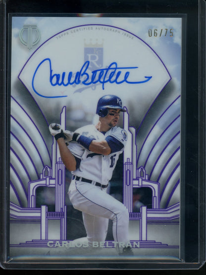 2026 Topps Tribute Carlos Beltran Crest Calligraphy Autograph /75 Royals - Trading Card Market