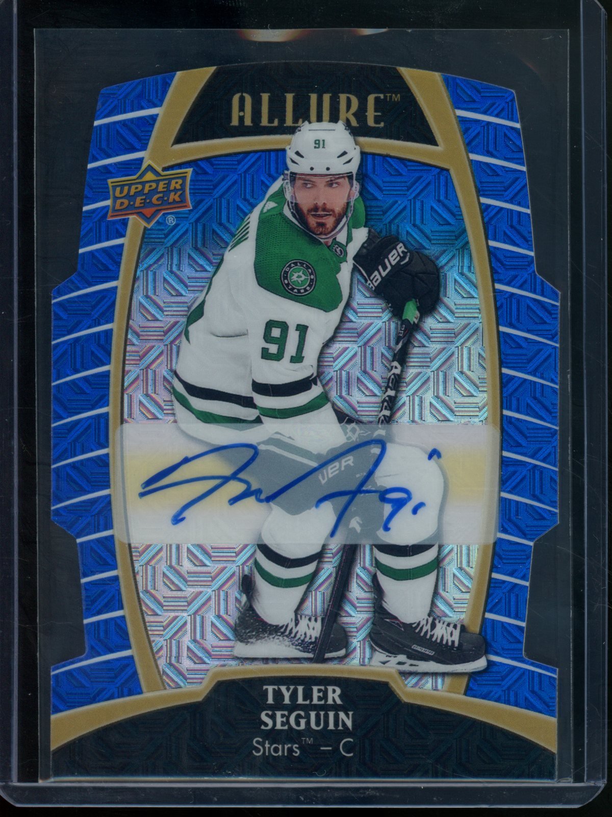 2020 Upper Deck Allure Tyler Seguin Blue Line Autograph /35 Stars - Trading Card Market