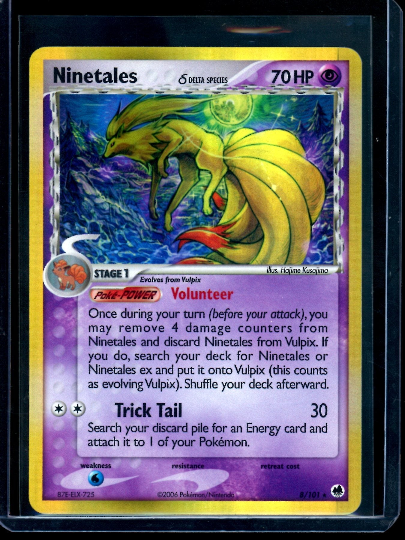 2006 Pokemon Dragon Frontiers Ninetales Foil 8/101