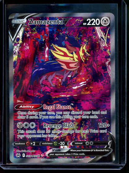 2023 Pokemon Crown Zenith Zamazenta V GG54/GG70