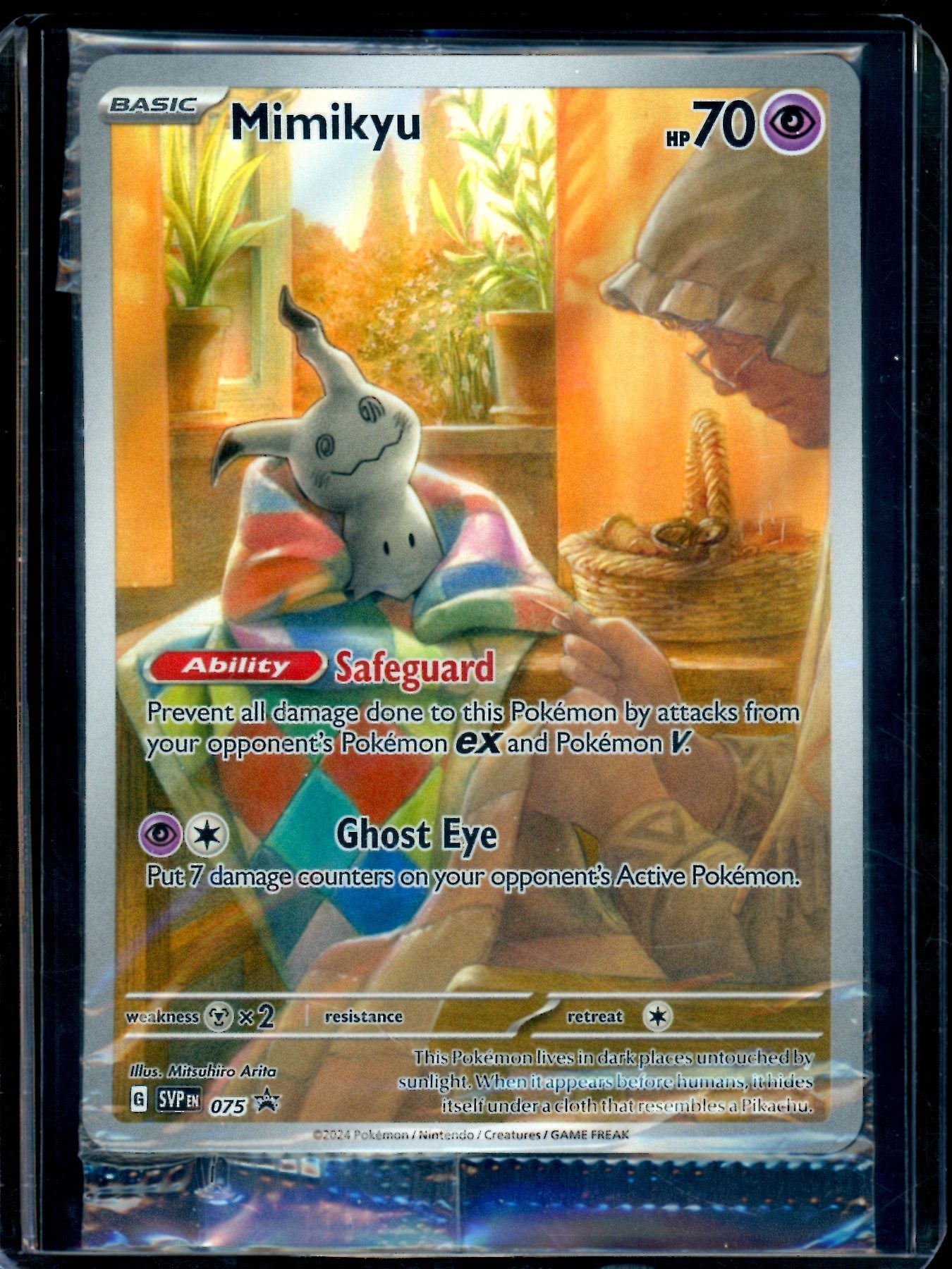 2024 Pokemon Scarlet Violet Mimikyu 075 Promo Sealed - Trading Card Market