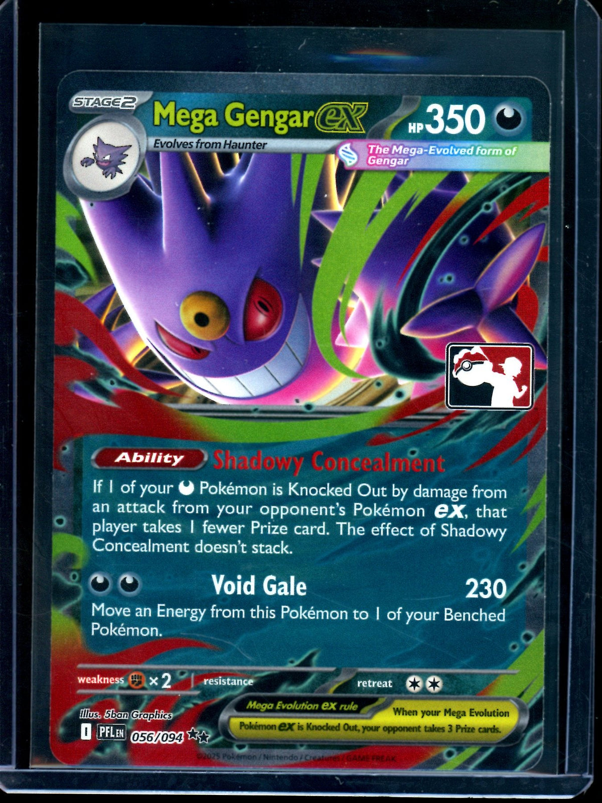 2025 Pokemon Prize Packs Mega Gengar EX 056/094 - Trading Card Market