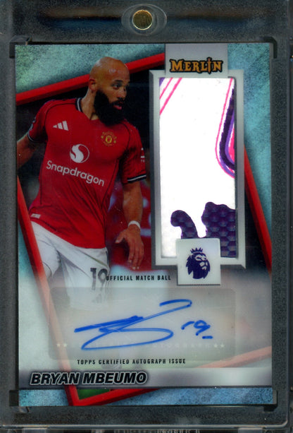 2026 Topps Merlin Bryan Mbeumo Match Ball Relic Autograph Manchester United