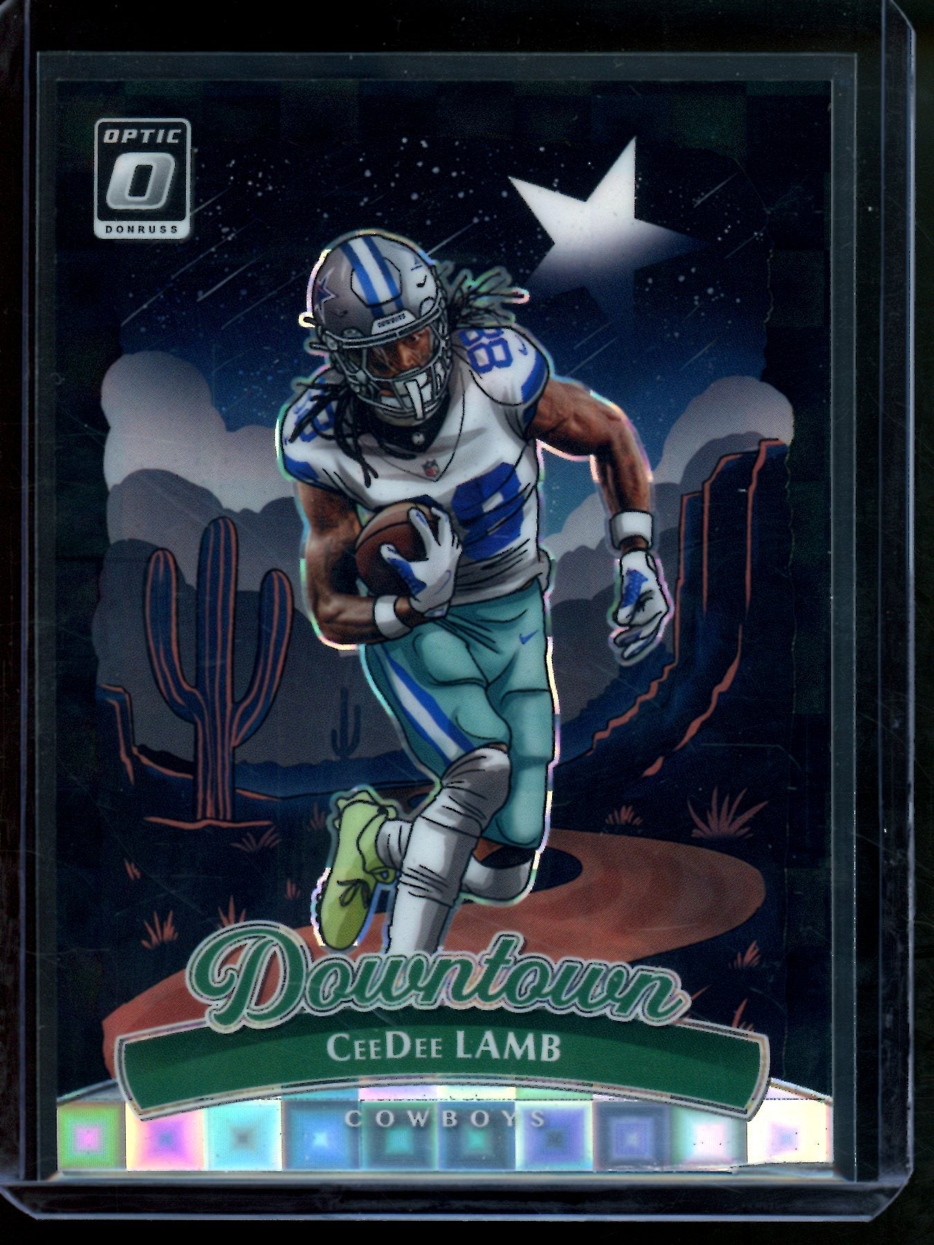 2025 Panini Optic CeeDee Lamb Black Pandora Downtown /25 (Damaged) Cowboys - Trading Card Market