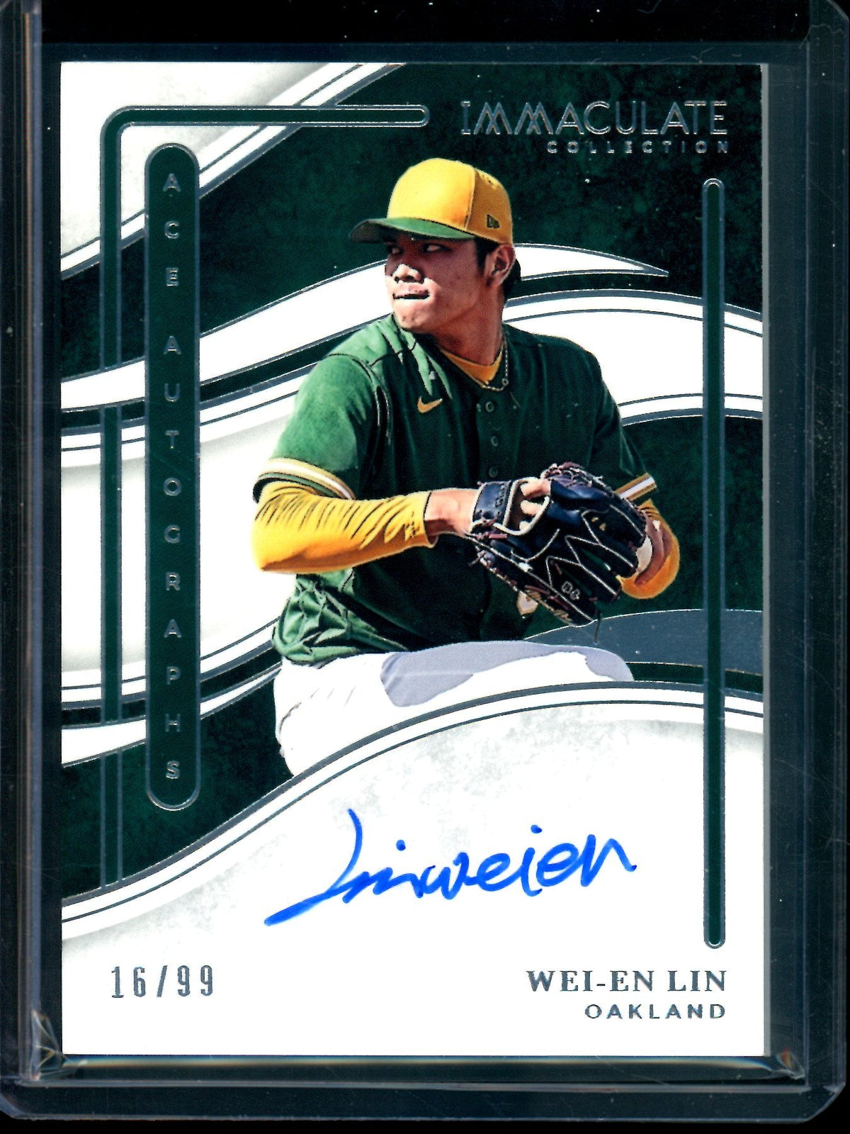 2026 Panini Immaculate Wei-En Lin Ace Autographs /99 Athletics - Trading Card Market