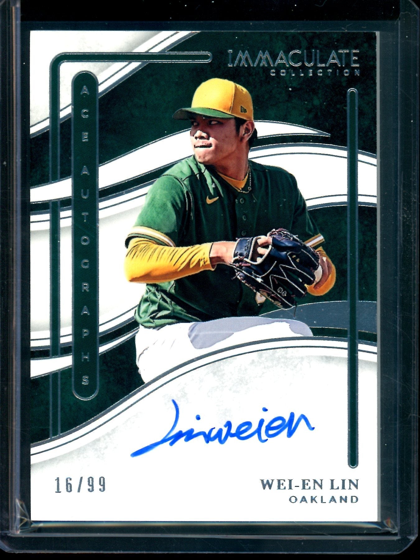 2026 Panini Immaculate Wei-En Lin Ace Autographs /99 Athletics - Trading Card Market