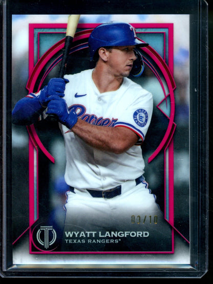 2026 Topps Tribute Wyatt Langford /10 Rangers - Trading Card Market