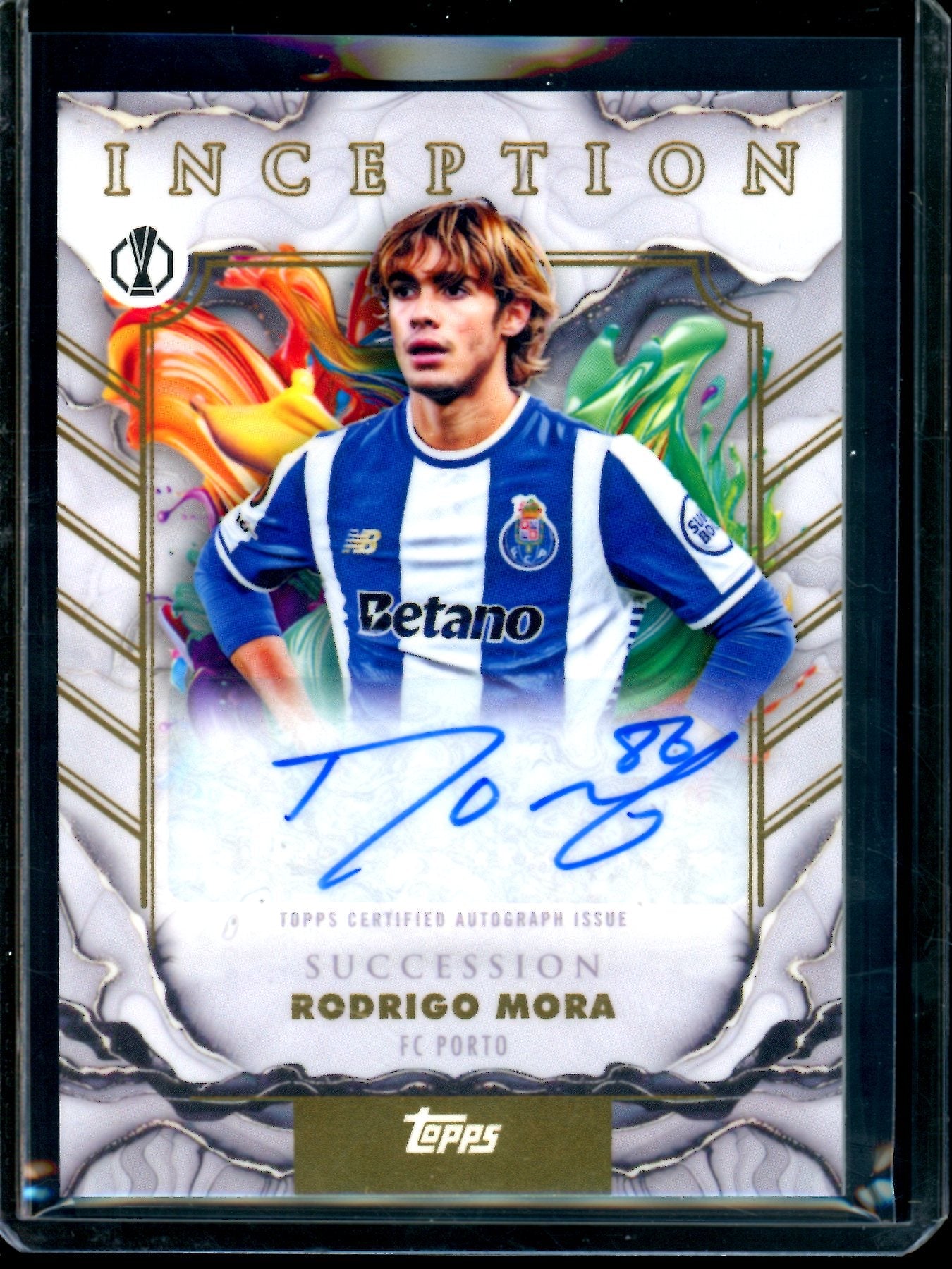 2026 Topps Inception Rodrigo Mora Succession Autograph FC Porto