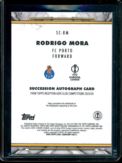 2026 Topps Inception Rodrigo Mora Succession Autograph FC Porto