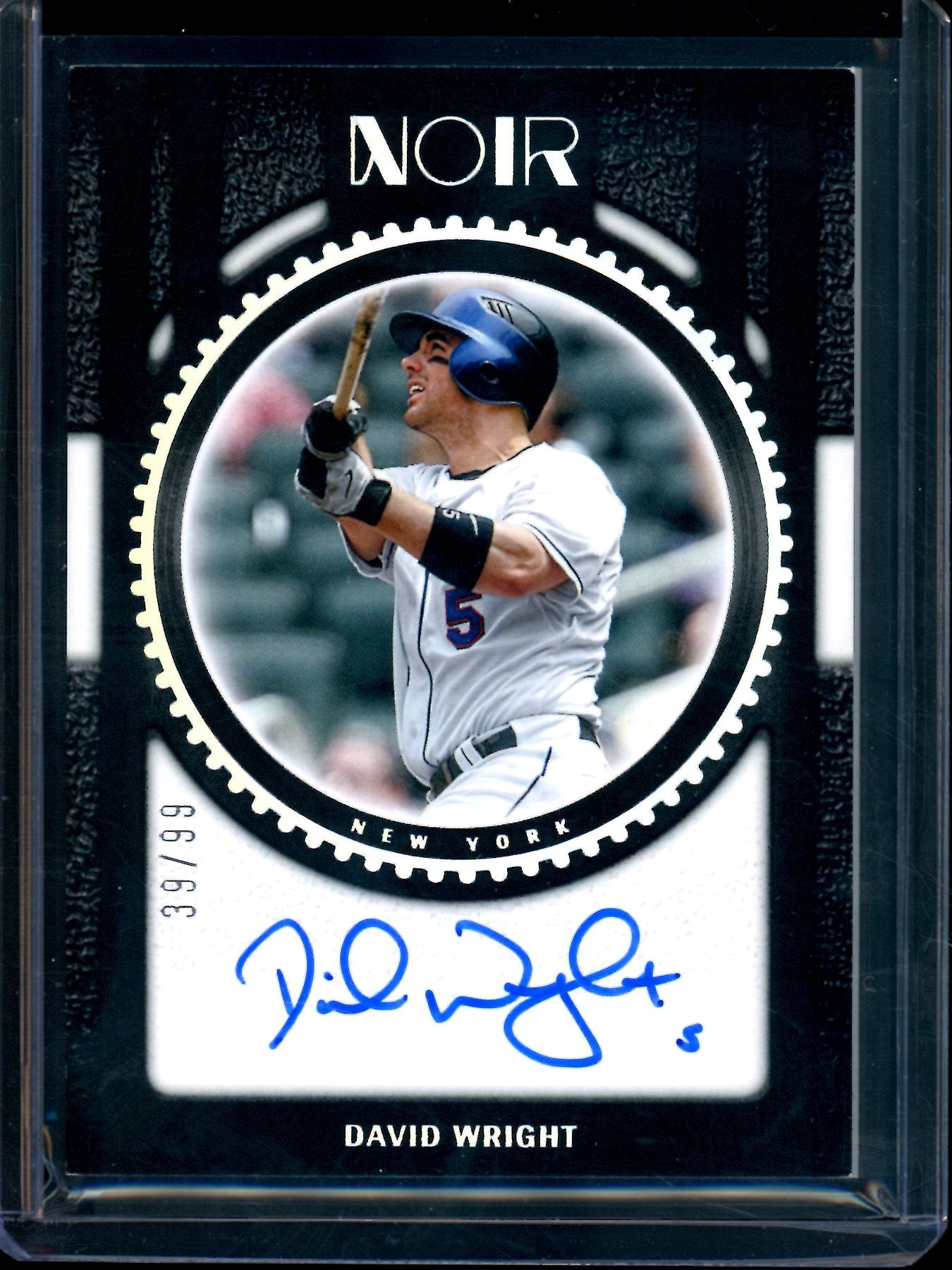 2026 Panini Noir David Wright Autograph /99 Mets