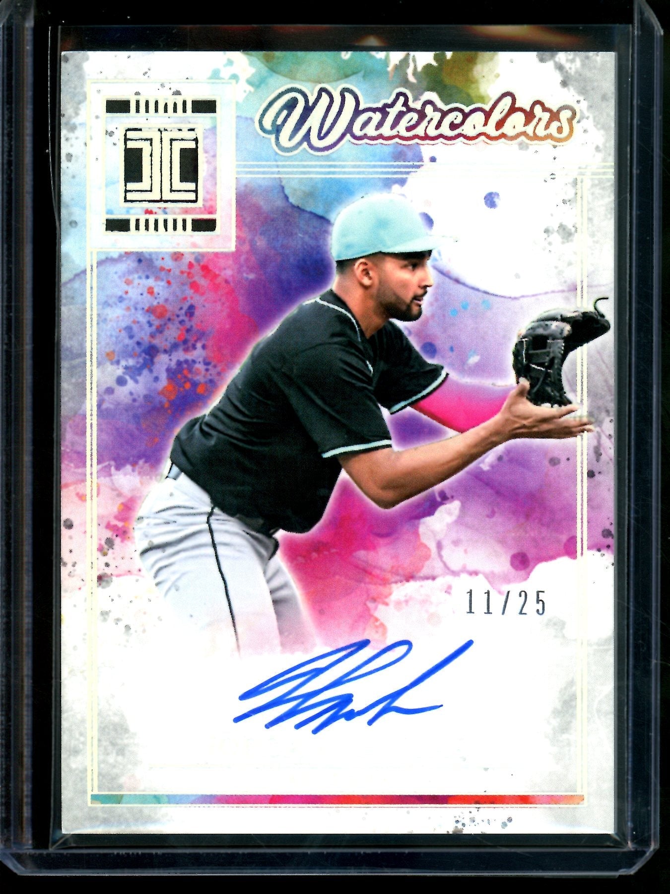2025 Panini Impeccable Jordan Lawlar Watercolors Autograph /25 Diamondbacks