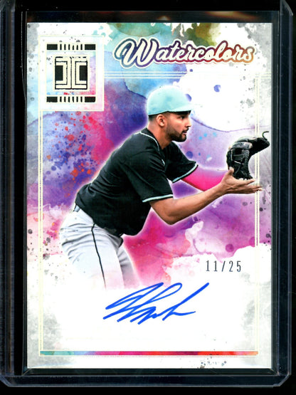 2025 Panini Impeccable Jordan Lawlar Watercolors Autograph /25 Diamondbacks