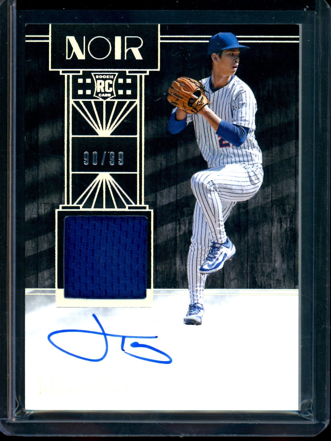 2026 Panini Noir Jonah Tong Rookie Autograph /99 Mets
