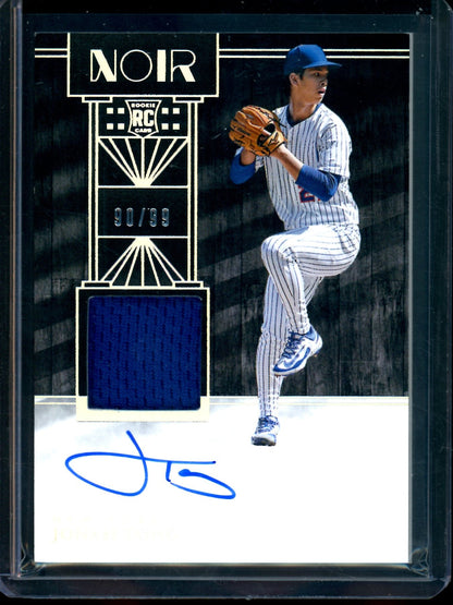 2026 Panini Noir Jonah Tong Rookie Autograph /99 Mets
