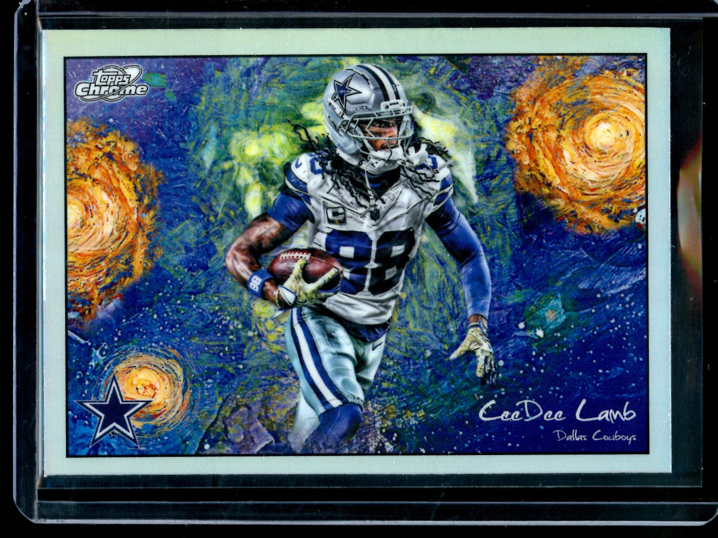 2025 Topps Chrome Cosmic CeeDee Lamb Stars in the Night SP Cowboys