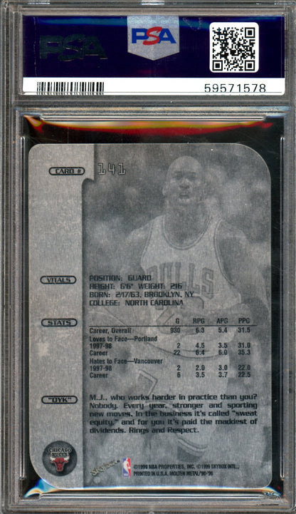 1998 Skybox Molten Metal Michael Jordan XPLOSION #141 PSA 10 Bulls