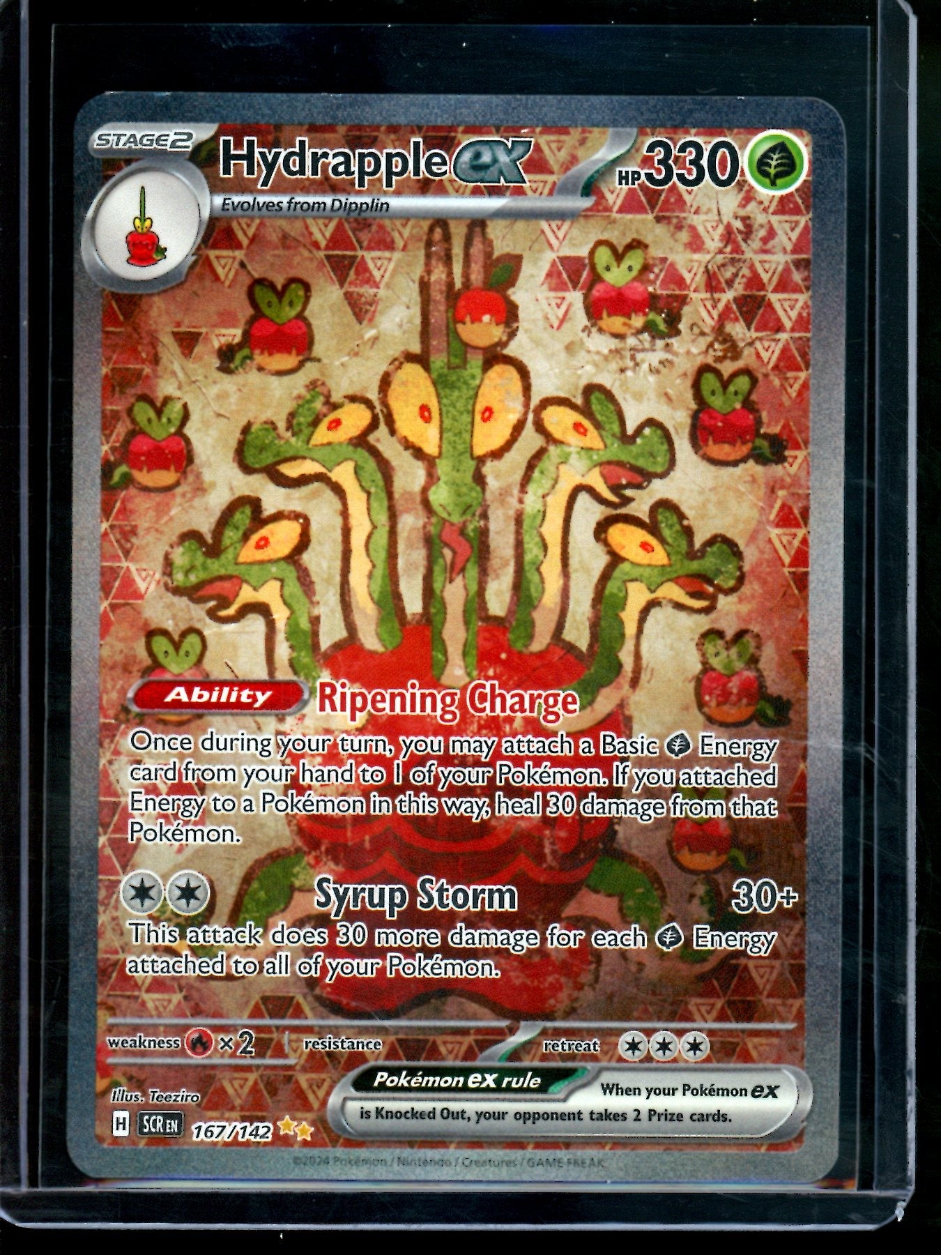 2024 Pokemon Stellar Crown Hydrapple EX 167/142 - Trading Card Market