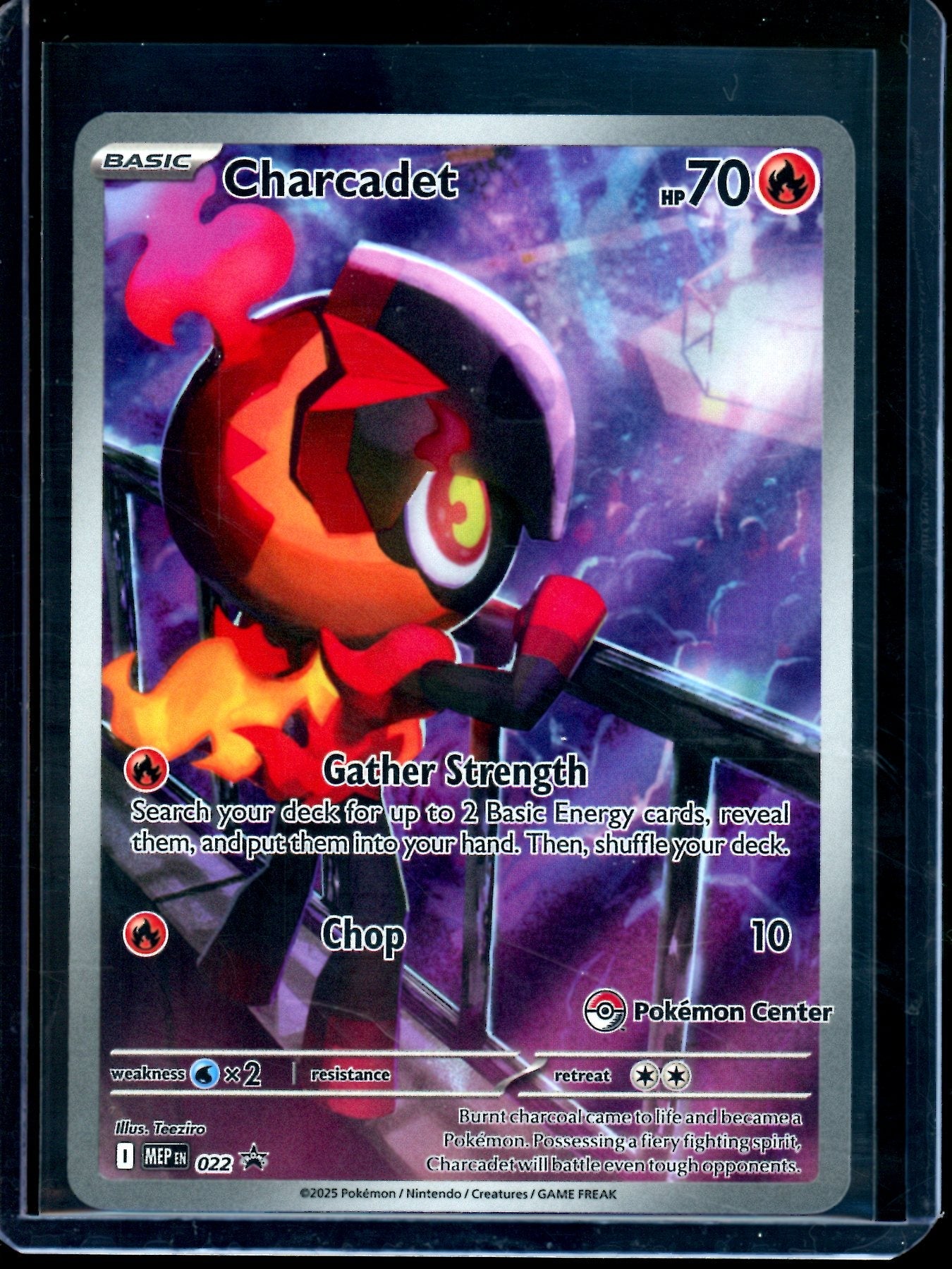 2025 Pokemon Mega Evolution Charcadet 022 Promo Pokemon Center