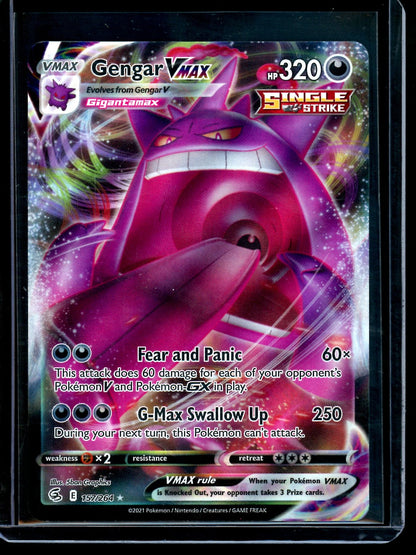 2021 Pokemon Fusion Strike Gengar VMAX 157/264
