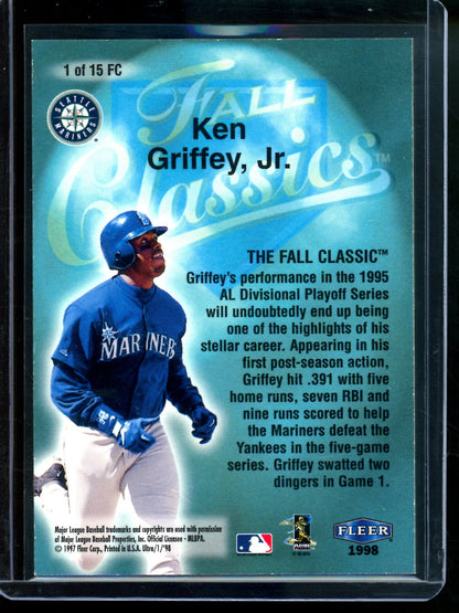 1997 Fleer Ultra Ken Griffey Jr. Fall Classics Foil Mariners