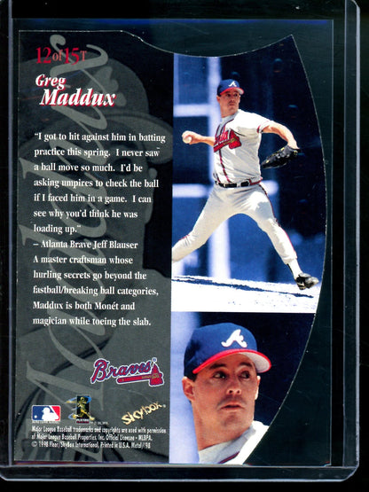 1998 Fleer Metal Greg Maddux Titanium Braves