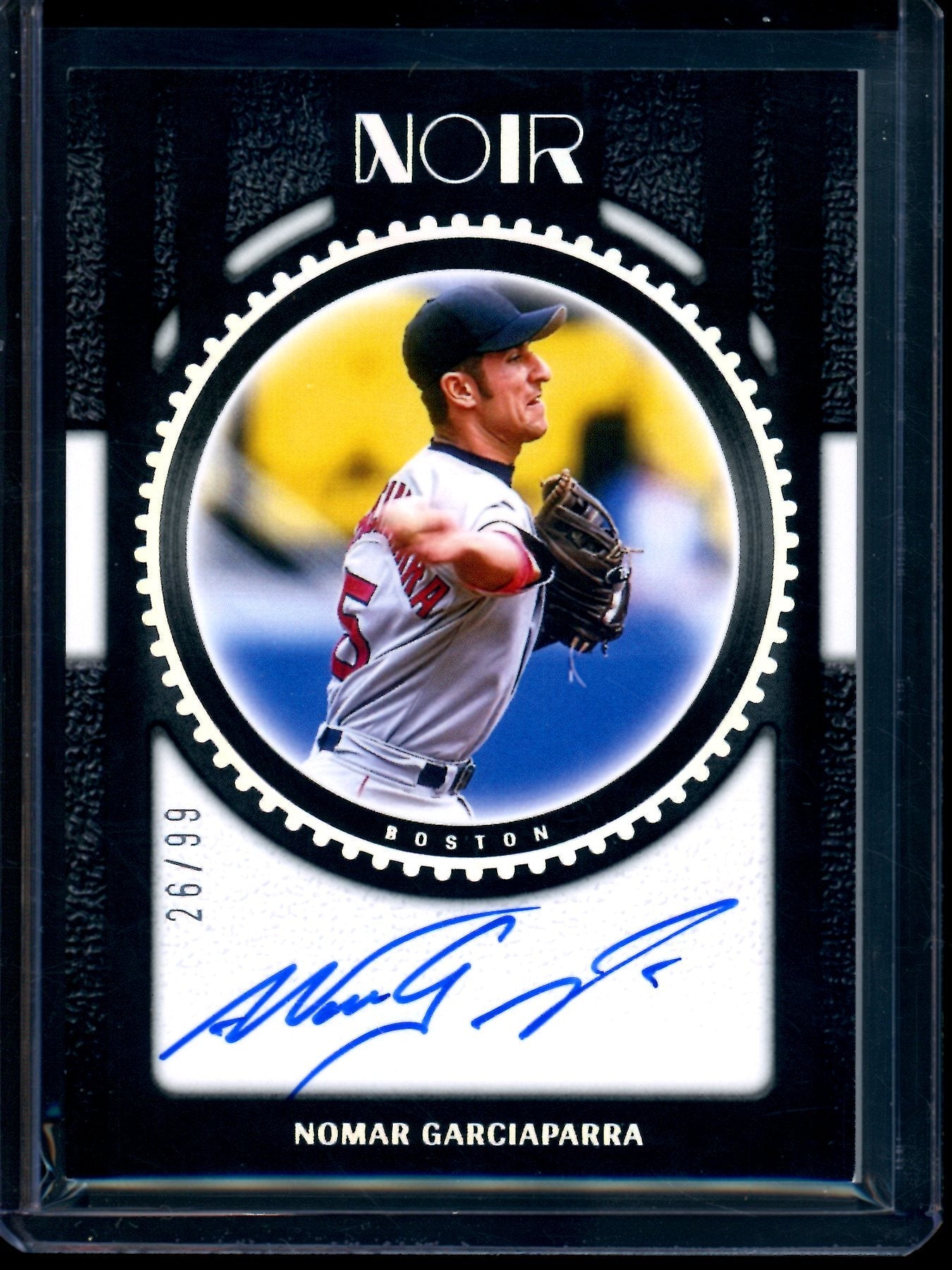 2026 Panini Noir Nomar Garciaparra Autograph /99 Red Sox (B)