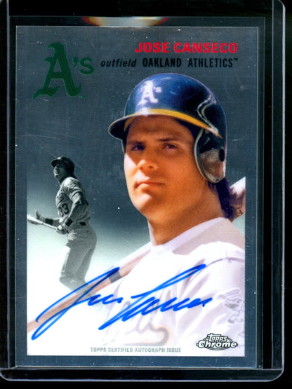 2023 Topps Platinum Anniversary Jose Canseco Autograph Athletics