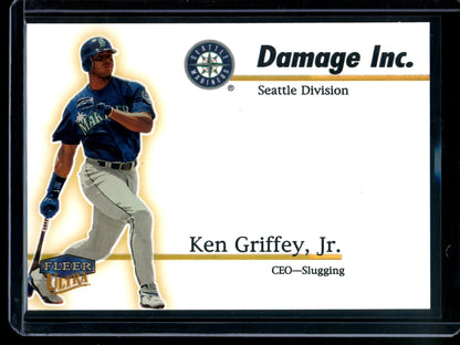 1998 Fleer Ultra Ken Griffey Jr. Damage Inc. Mariners