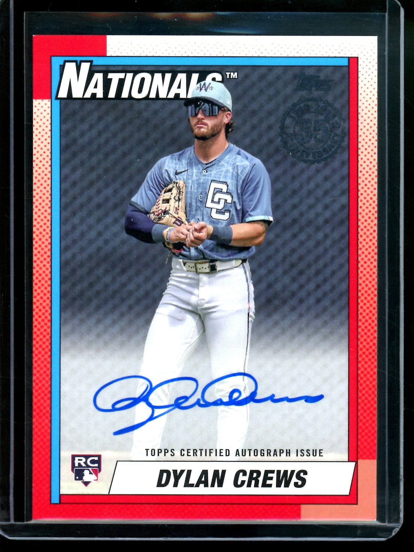 2025 Topps Flagship Dylan Crews 1990 Rookie Autograph Nationals