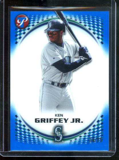 2026 Topps Pristine Ken Griffey Jr. Blue Refractor /75 Mariners
