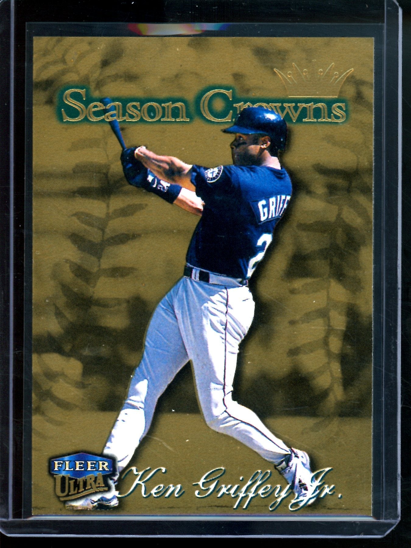 1998 Fleer Ultra Ken Griffey Jr. Season Crowns Gold Medallion Mariners (B)