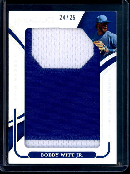 2026 Panini Immaculate Bobby Witt Jr. Jumbo Memorabilia /25 Royals