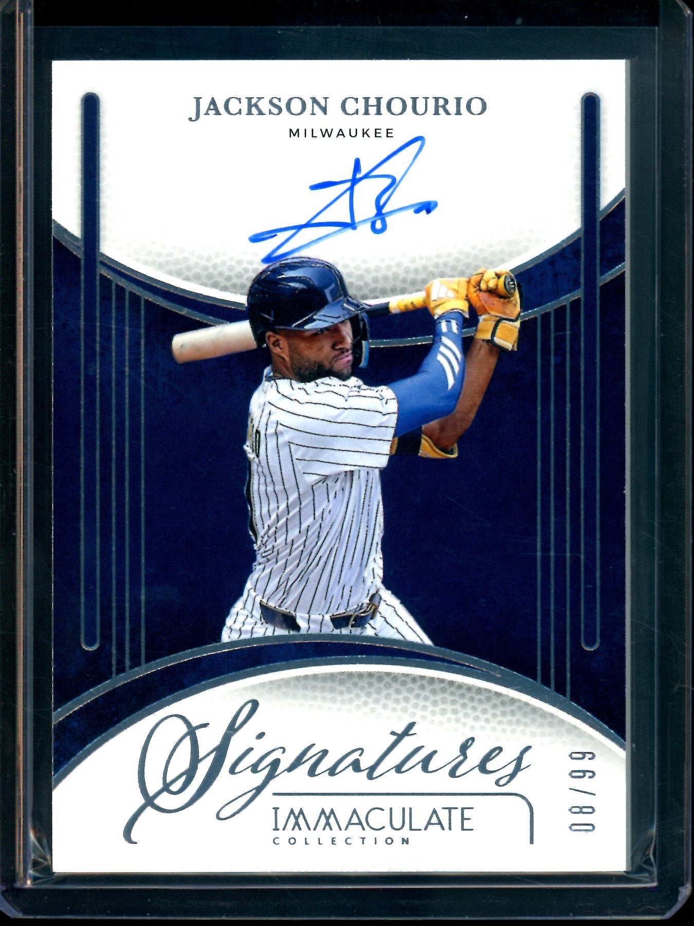 2026 Panini Immaculate Jackson Chourio Signatures /99 Brewers