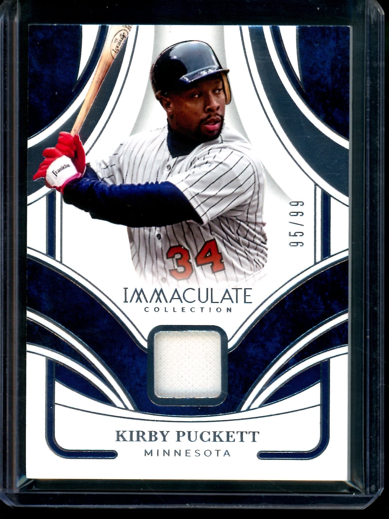 2026 Panini Immaculate Kirby Puckett Jersey Relic /99 Twins