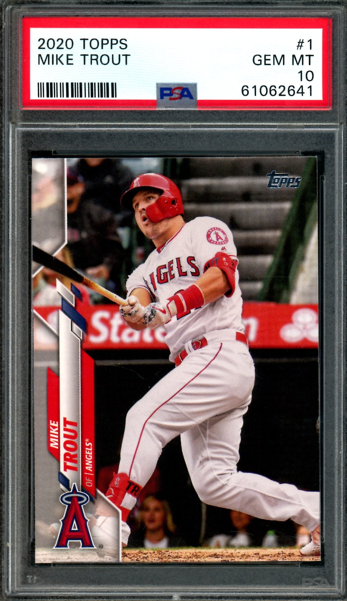 2020 Topps Flagship Mike Trout #1 PSA 10 Angels