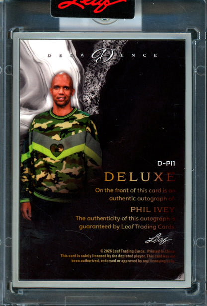 2026 Leaf Decadence Phil Ivey Encased Deluxe Autograph /2