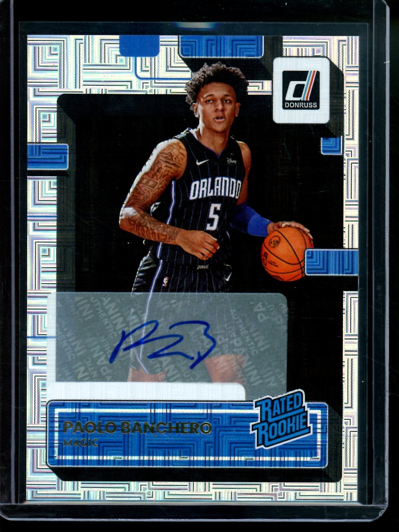 2022 Panini Donruss Paolo Banchero Rated Rookie Choice Autograph Magic